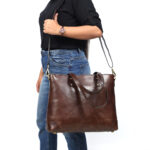Brooks Chocolate Brown Tote bag - Image 2