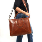 Brooks Tan Tote Bag - Image 2