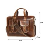 Emerald Briefcase Brown - Image 10