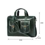 Emerald Briefcase Laptop Bag Crazy Green - Image 10