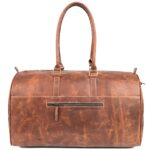 Real Leather Buff Duffle Bag - Image 3