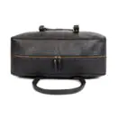 Overnight Black Leather Duffel Bag Premium Leather Weekender Holdall Travel Bag - Image 7