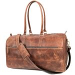 Real Leather Buff Duffle Bag - Image 2