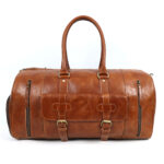 Carter Duffle Holdall Weekender Bag Tan