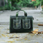 Emerald Briefcase Laptop Bag Crazy Green - Image 3