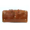 Carter Duffle Holdall Weekender Bag Tan - Image 8