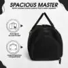 Dawson Duffle Holdall Weekender Bag - Image 3