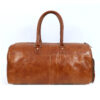 Carter Duffle Holdall Weekender Bag Tan - Image 3