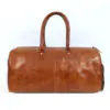 Carter Duffle Holdall Weekender Bag Tan - Image 3