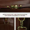 Revorsio Bridgestone Laptop Briefcase bag Brown - Image 4