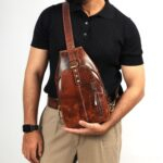 Revorsio Carter Crossbody Bag Brown - Image 3