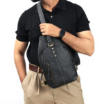 Revorsio Carter Urban Crossbody Bag Black - Image 3