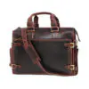 Windsor Briefcase Laptop Bag Cherry Brown