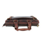 Windsor Briefcase Laptop Bag Cherry Brown - Image 5