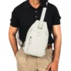 Revorsio Carter Urban Crossbody Bag Cream White - Image 4