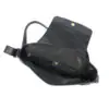 Revorsio Large Leather Unisex Shoulder, Crossbody, Messenger Bag Black - Image 7