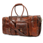 Leather Duffle Bag – Premium Full-Grain Weekender for Men’s Travel & Gym - Image 3