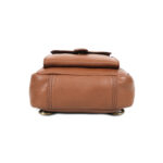 Unisex Brown Tan Leather Crossbody Sling Bag – Stylish & Compact Shoulder Bag for Everyday Use - Image 6