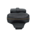 black leather crossbody bag