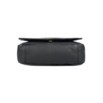 Revorsio Large Leather Unisex Shoulder, Crossbody, Messenger Bag Black - Image 7