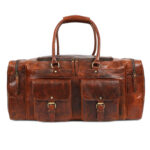 Leather Duffle Bag – Premium Full-Grain Weekender for Men’s Travel & Gym