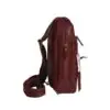 Unisex Premium Crossbody Leather Vintage Bag Burgundy * - Image 5