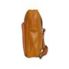 Unisex Premium Crossbody Leather Vintage Bag Mustard Yellow - Image 9