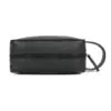 Premium Genuine Leather Wash toiletry Bag Large Black - Image 6