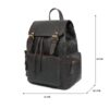 Revorsio - Premium Leather Backpack – Durable, Stylish, and Spacious Travel backpack Unisex - Image 9