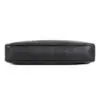 Men’s Slim Leather Laptop Briefcase with Shoulder Strap Black - Image 9